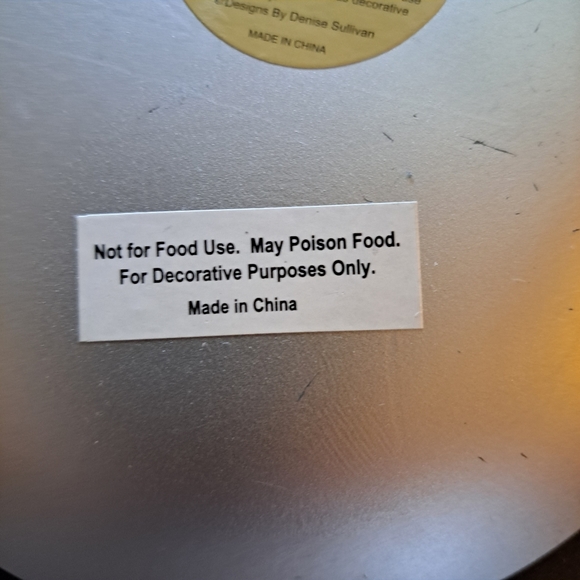 Stony Creek Winter Cardinals Scene Saucer - Picture 4 of 4